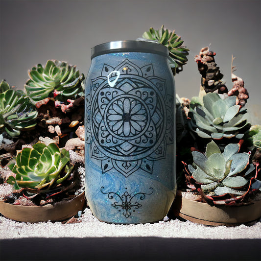 Mandala 120z soda can