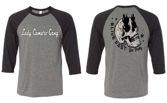 LCG Live Fast Die Pretty Raglan