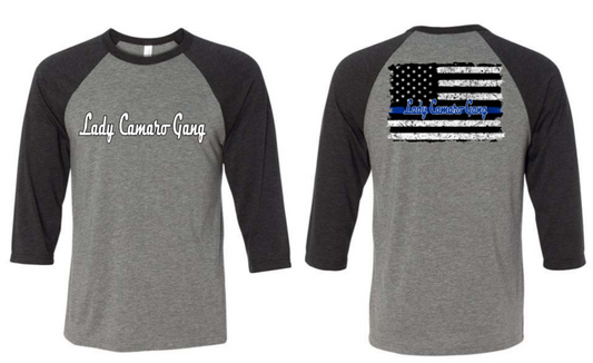 LCG Thin Blue Line Raglan